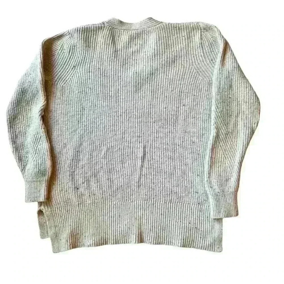 Topshop V-Neck Knit‎ Sweater Women's Size 4 Oversized - Picture 2 of 7